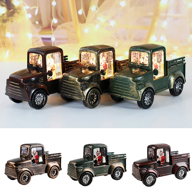 

Светодиодный ночсветильник в стиле ретро с рисунком Санта-Клауса, питание от кнопки, батарея, рождественские украшения, игрушки, подарки C1