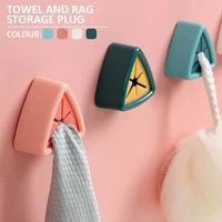 towel storage punch free towel plug holder kitchen rag cleaning hook tools creative bathroom kitchen tool