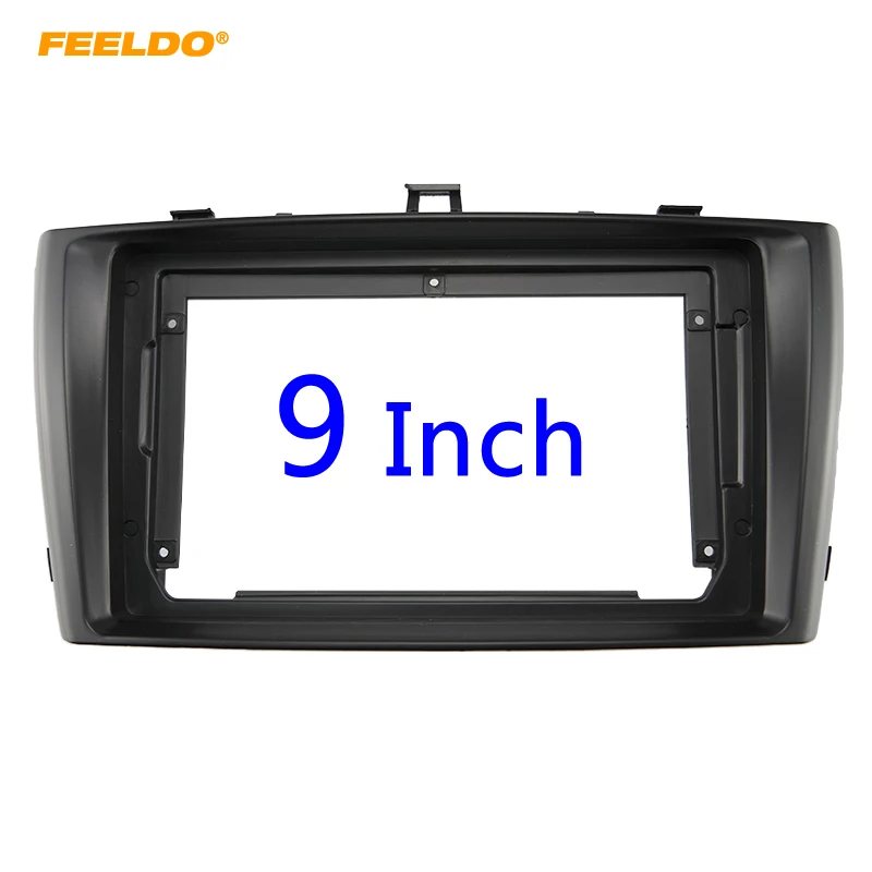 

FEELDO автомобильный аудио 9 "большой экран 2DIN фасции Рамка адаптер для Toyota Avensis CD/DVD плеер приборной панели рамка Комплект # HQ6598