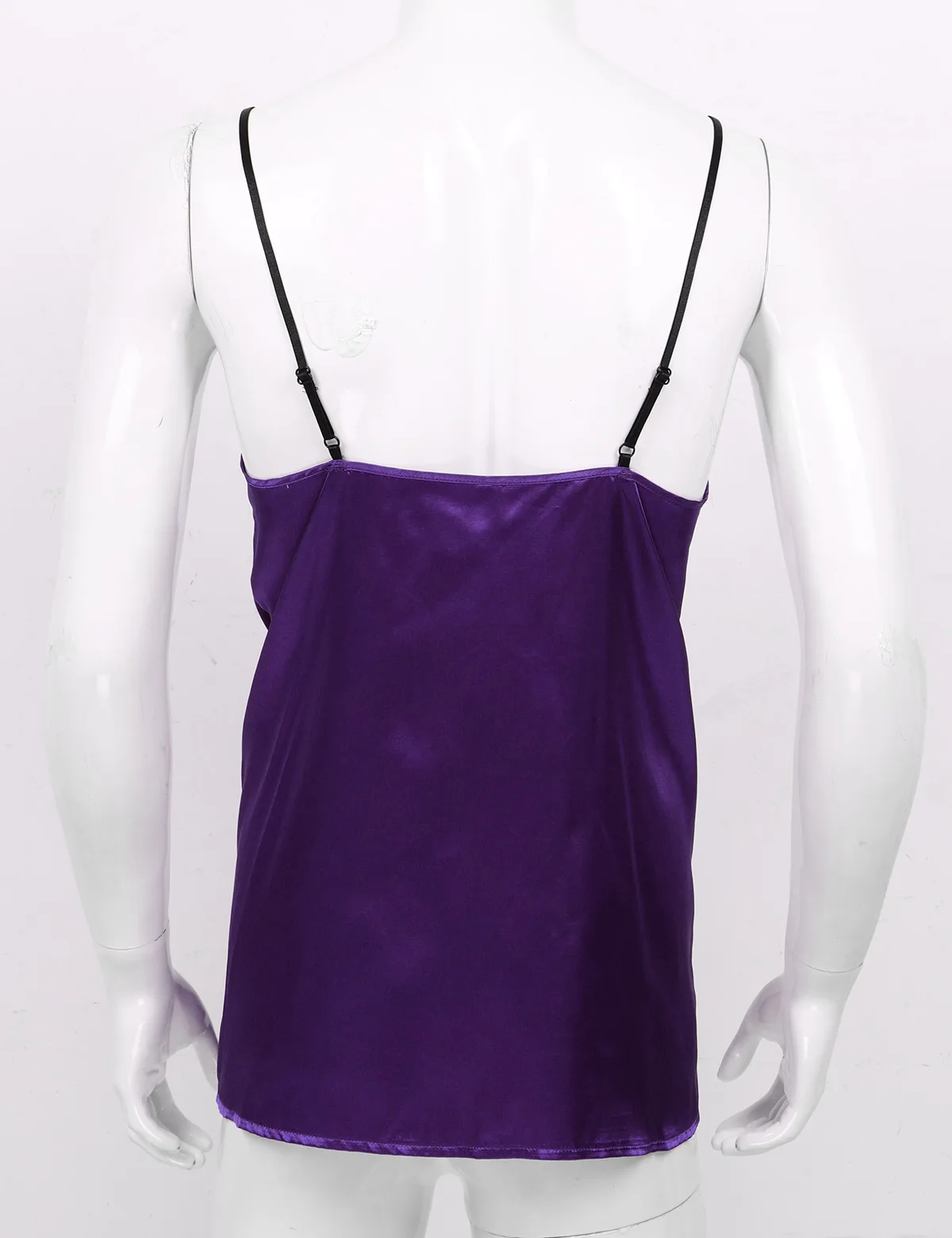 Мужское Шелковистое атласное сексуальное женское белье регулируемые бретельки