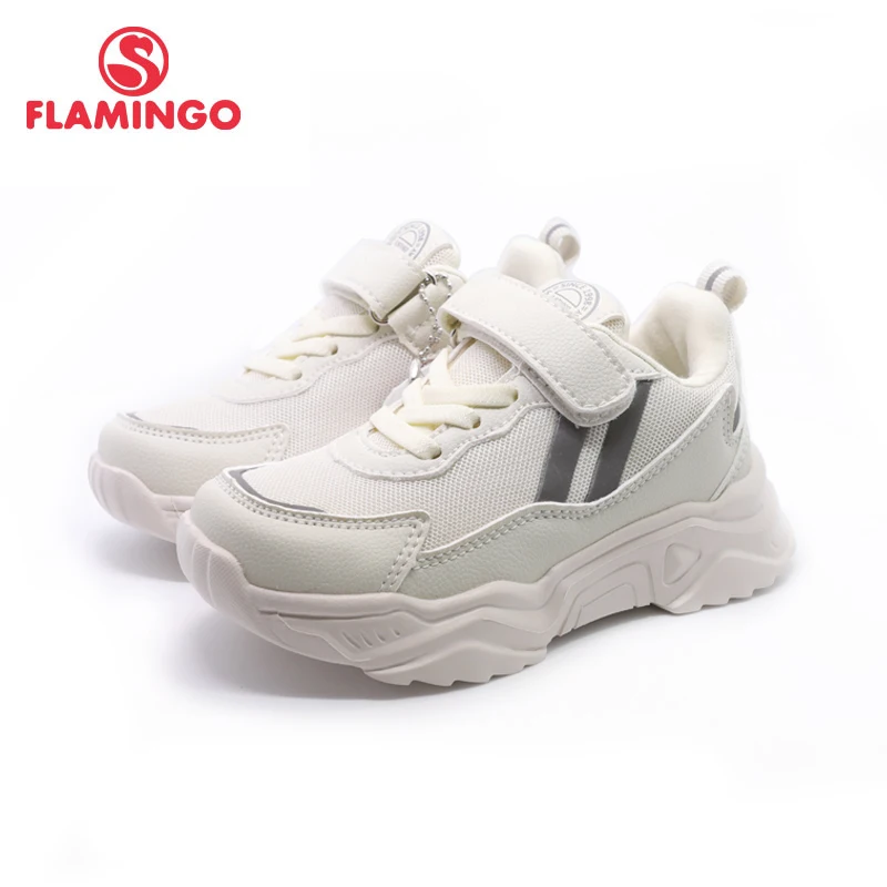 FLAMINGO orthotics function pig skin insole Hook&ampLoop breathable Spring girl sneaker separate box free shipping 201K-NQ-1616 | Детская