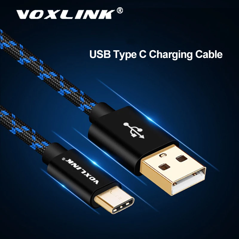 USB кабель VOXLINK типа C для Samsung S9 S8 быстрая зарядка usb передачи данных Xiaomi Mi6 Mi 8 Huawei