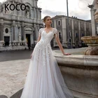 Свадебное платье MACDUGAL 2022, классическое Тюлевое платье с коротким рукавом для плявечерние, свадебное платье, элегантное ТРАПЕЦИЕВИДНОЕ ПЛАТЬЕ, одежда для гражданских девушек