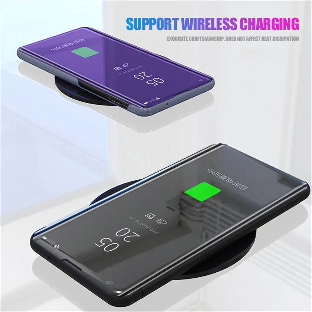 for realme 8i case smart mirror magnetic flip phone cover on real me reame 8 i realme8i rmx3151 stand protect shockproof fundas free global shipping