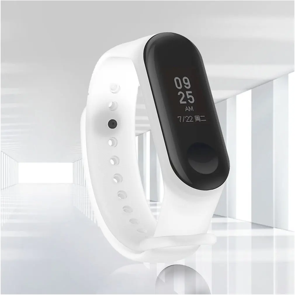 Для Mi Band 3 Модный Цветной силиконовый ремешок на запястье для Xiaomi mi браслет Miband