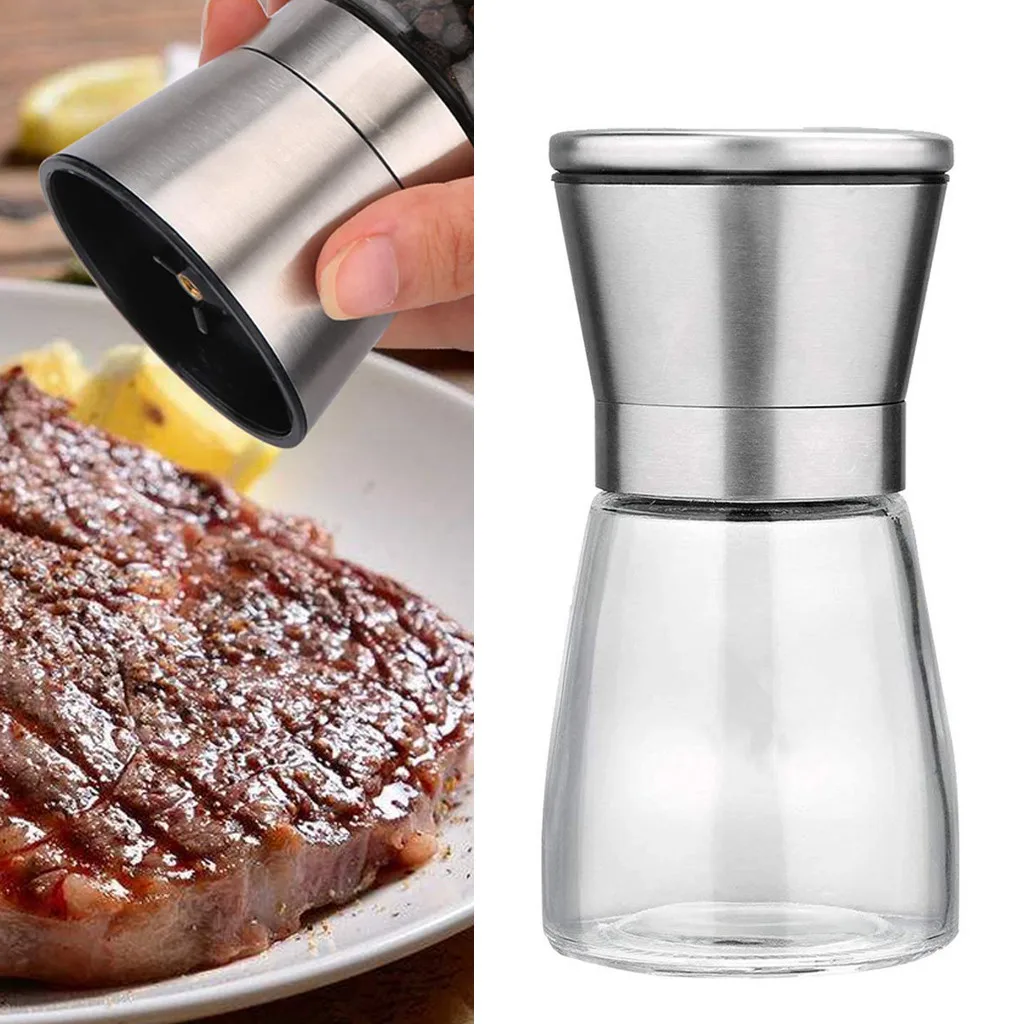 Кухонная зеркальная мельница для перца 6 унций из нержавеющей стали шейкеры соли