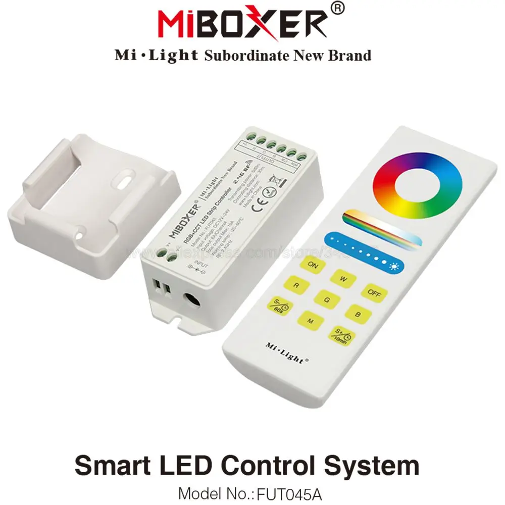 Mi. Светильник FUT045A RGB + CCT контроллер светодиодной ленты DC12V 24V 6A/CH Max 15A с