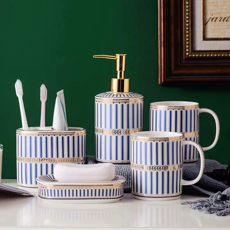 5 шт. роскошный набор аксессуаров для ванной комнаты щетка мытья в отеле