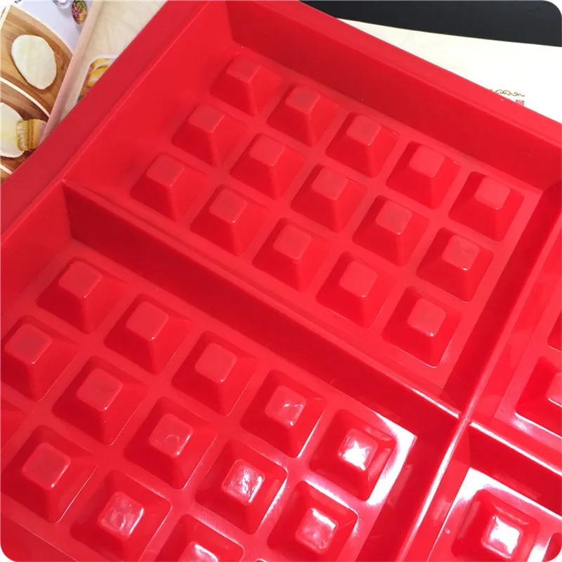 Хан выпечки инструменты вафельница силиконовая форма для в форме цветка 4