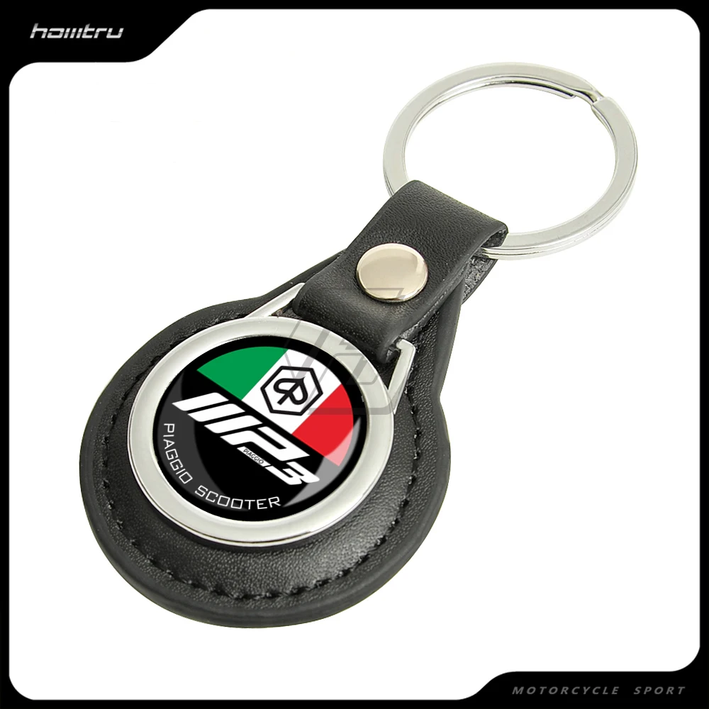 

Motorcycle Keychain Key Ring Case for Piaggio MP3 Scooter