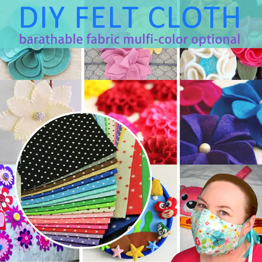 Войлочная ткань из нетканого материала разных цветов войлочная полиэстера для