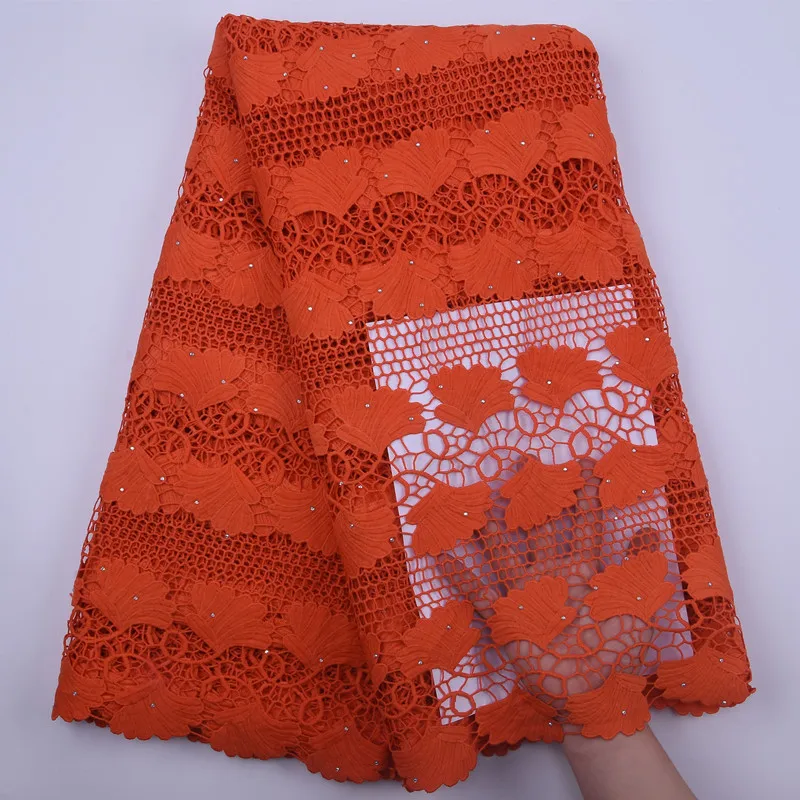 Высокое качество гипюровый шнур кружевной ткани Африканский тюль ткань Франция