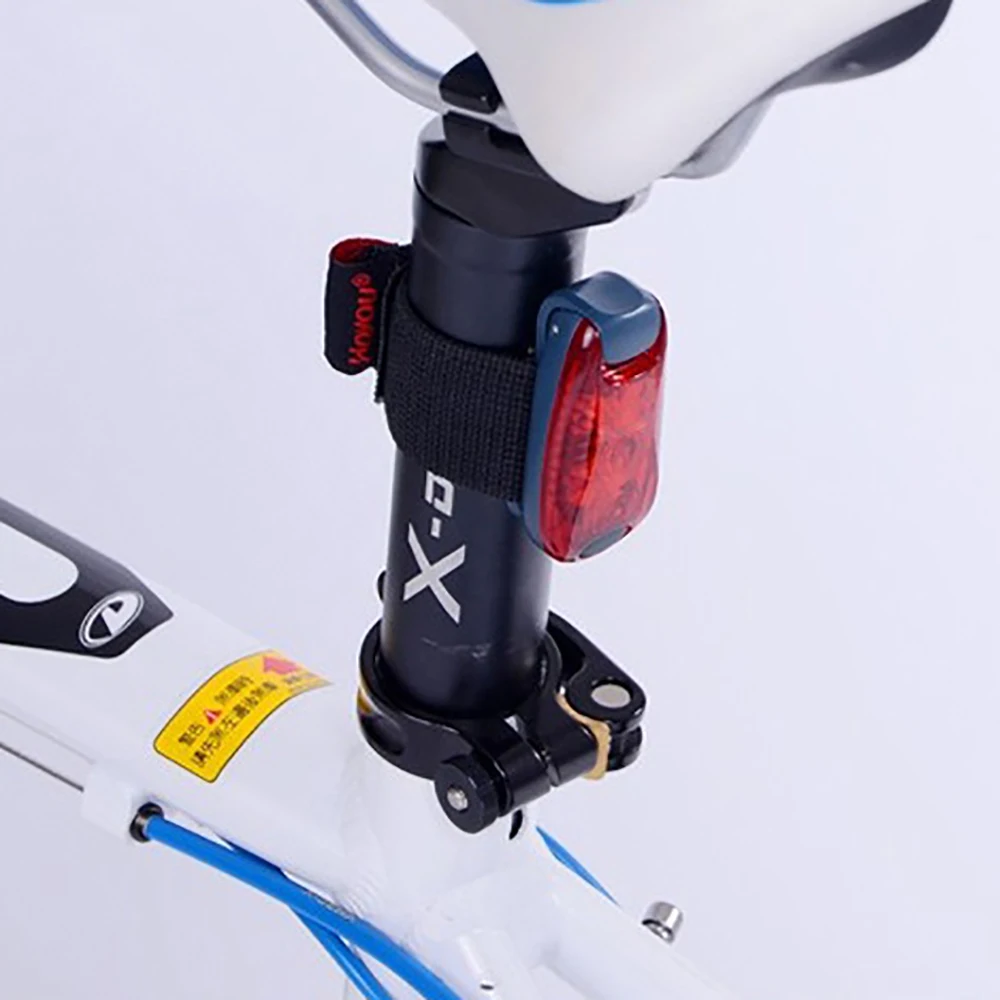 Super Bright 3 LED Bike Light Taillight Safety Warning Bicycle Rear Lamp Mountaineering Backpack Helmet Running Lights 2 Modes | Спорт и