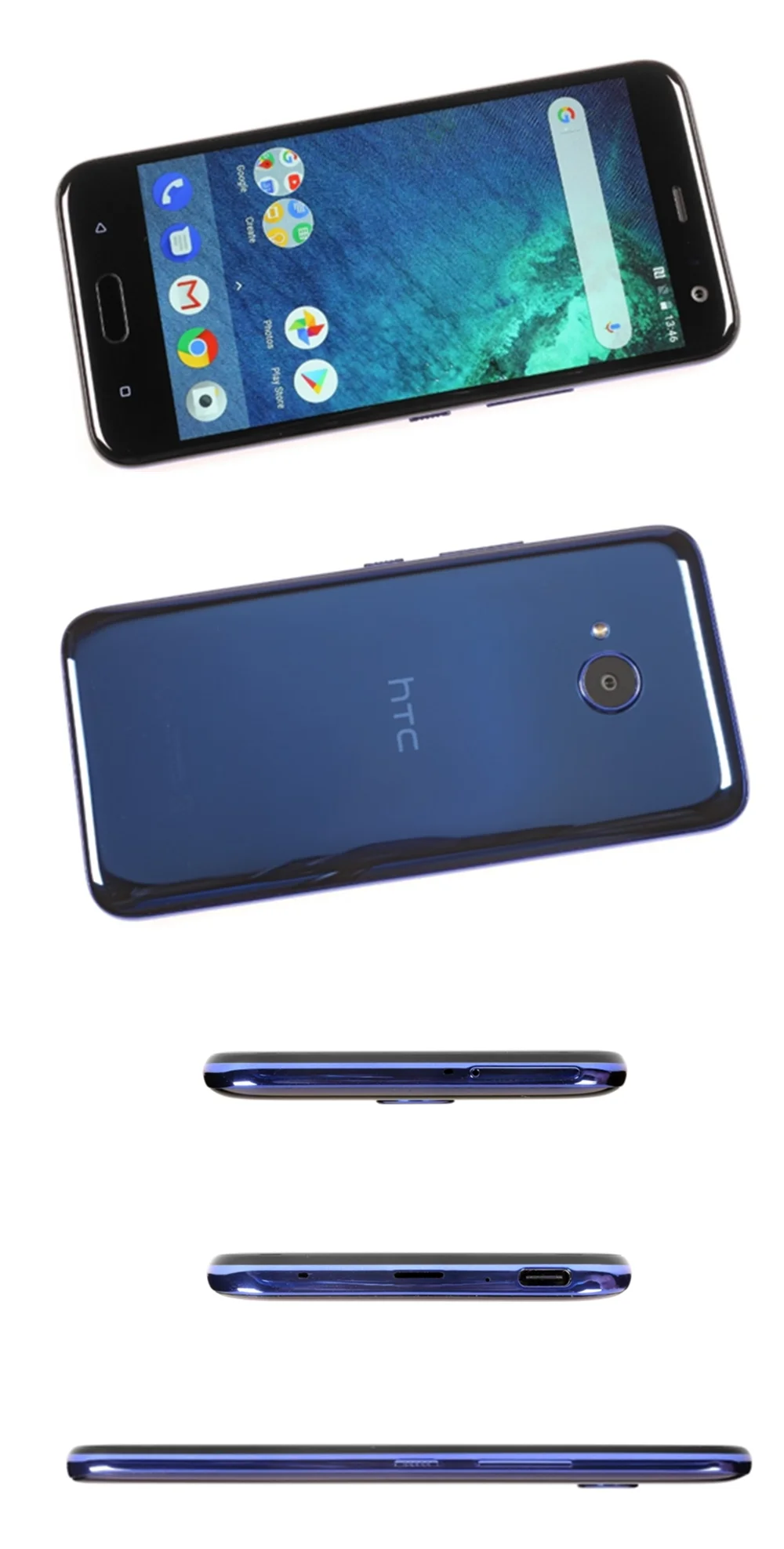 Разблокированный htc U11 Life 5,2 дюймов Восьмиядерный 3 ГБ ОЗУ 32 Гб ПЗУ 16 МП камера одна sim-карта Android отремонтированный мобильный телефон