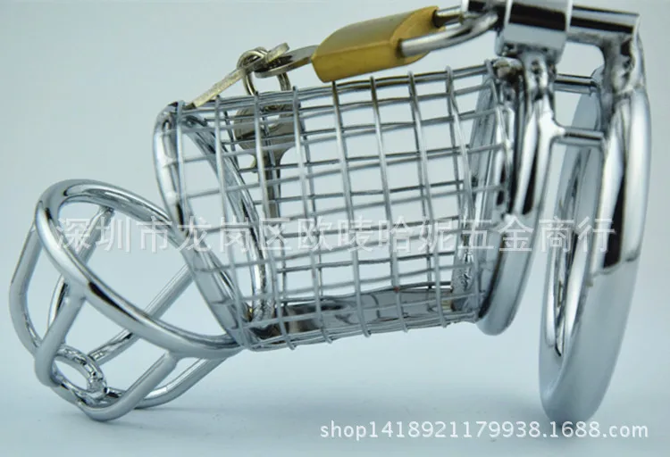 Мужской стальной черный пояс верности металлический для пениса искусственное