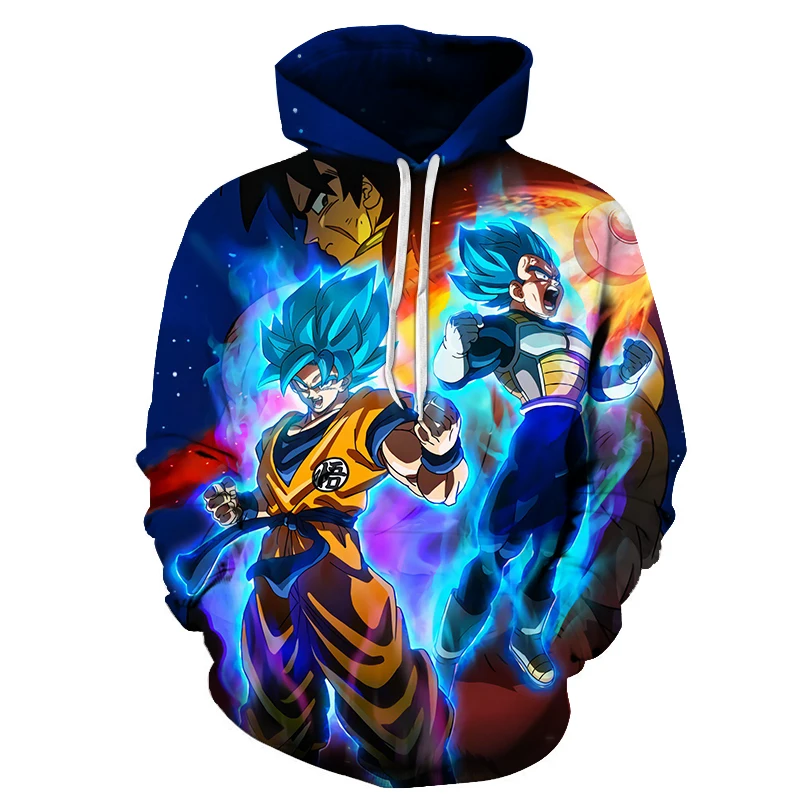 Дизайн Dragon Ball Z Goku толстовки DBZ толстый Гоку печать 3D Толстовка с капюшоном для мужчин и женщин Harajuku верхняя одежда унисекс Толстовка