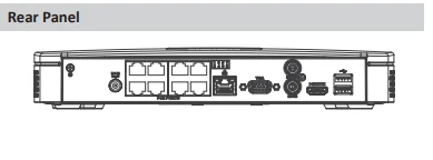 Dahua 4 к высокое разрешение английская версия 8CH 16CH NVR4108-8P-4KS2 NVR4116-8P-4KS2 Smart 1U 8PoE H.265 до 8MP