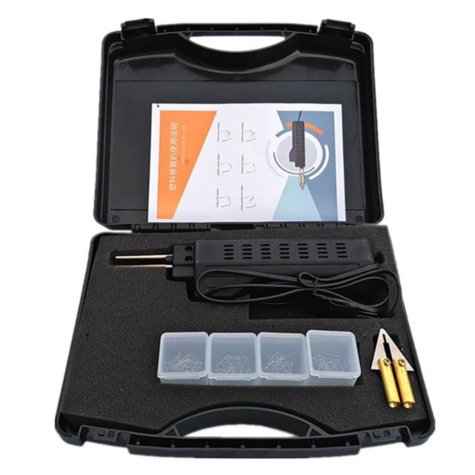 Аппарат для сварки пластика станок горячего степлера ремонта ПВХ инструмент