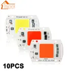 Чип для светодиодной лампы COB 10 Вт, 20 Вт, 30 Вт, 50 Вт, светодиодный Лампа COB, 220 В, IP65, умный Драйвер IC, Холодныйтеплый белый Светодиодный прожектор, прожектор