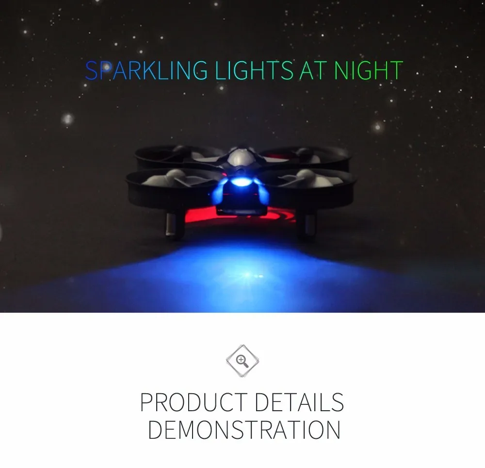 Радиоуправляемый вертолет JJRC H36 мини-Дрон 2,4 ГГц 6-Axis Gyro Безголовый режим один ключ возврата RC Квадрокоптер с дистанционным управлением VS JJRC H8 мини H20 Дрон