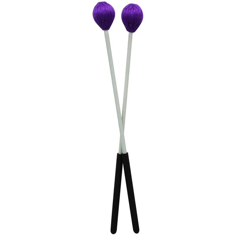 1 пара молотков Marimba перкуссионные молотки с фиолетовой нейлоновой головкой