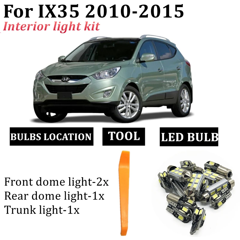 4x Canbus error free автомобильный светодиодный лампа гирлянда для внутреннего купола