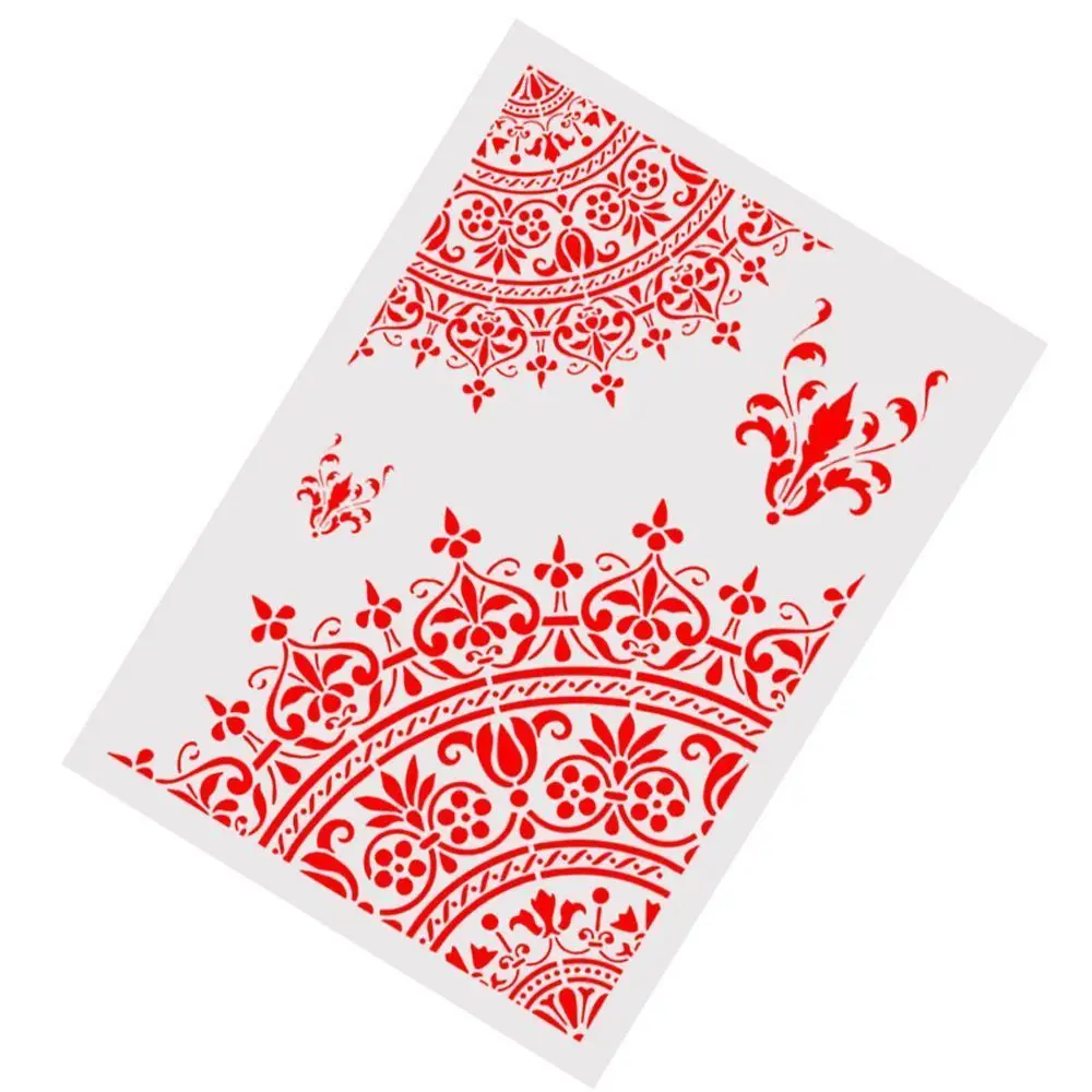 Трафареты для самостоятельного создания цветов полукругов раскраска