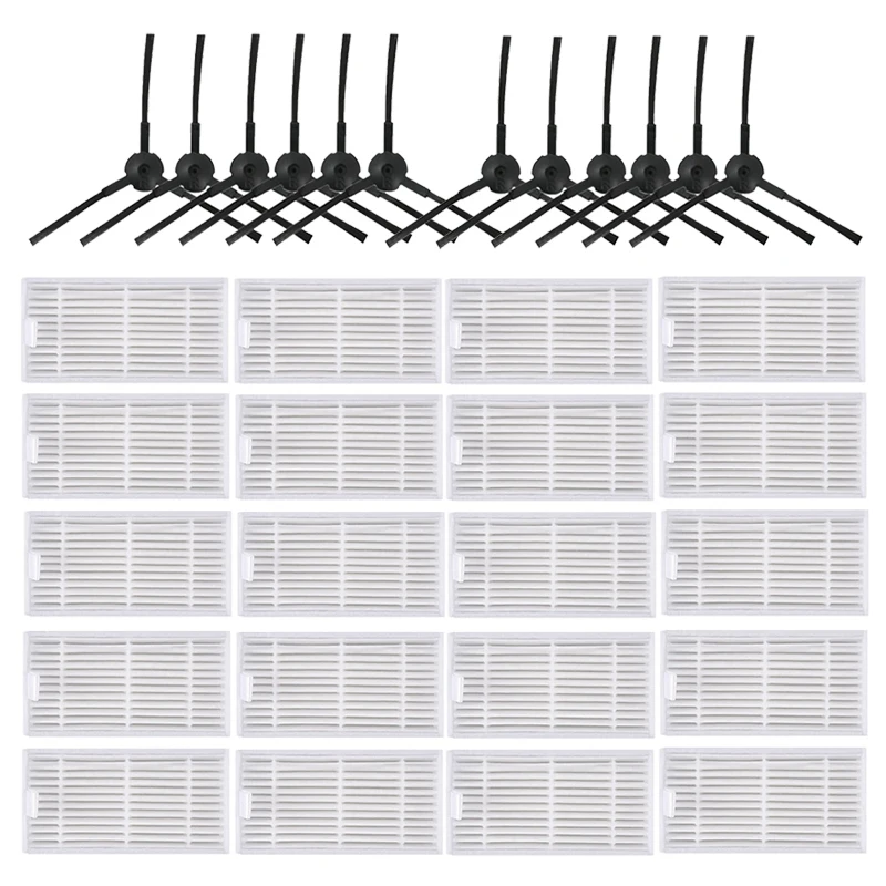 

Filter Side Brush Efficient Hepa Filter for Ilife V5 V5S V3 V3S V5Pro V50 V55 X5 Robot Vacuum Cleaner Parts