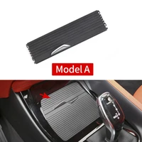 au05 car inner centre console water cup holder slide zipper roller curtain blind cover for bmw x1 x2 f48 f49 f39