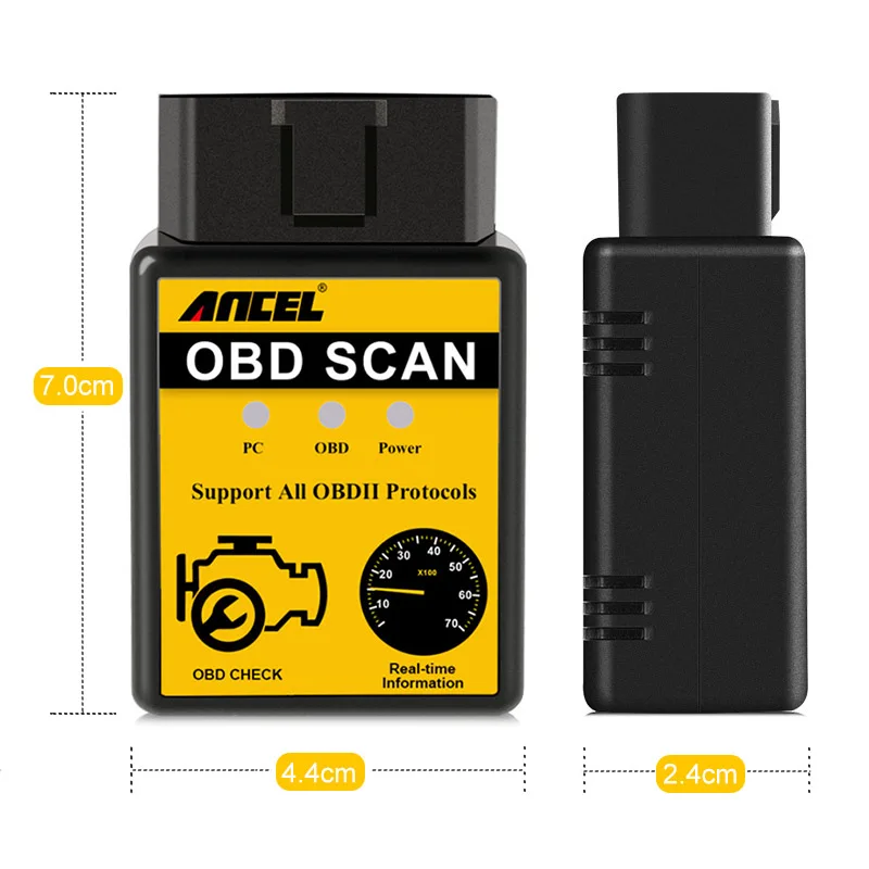 ELM 327 Bluetooth OBD2 сканер Elm327 считывателя кода OBD 2 сканирующий инструмент ЭБУ