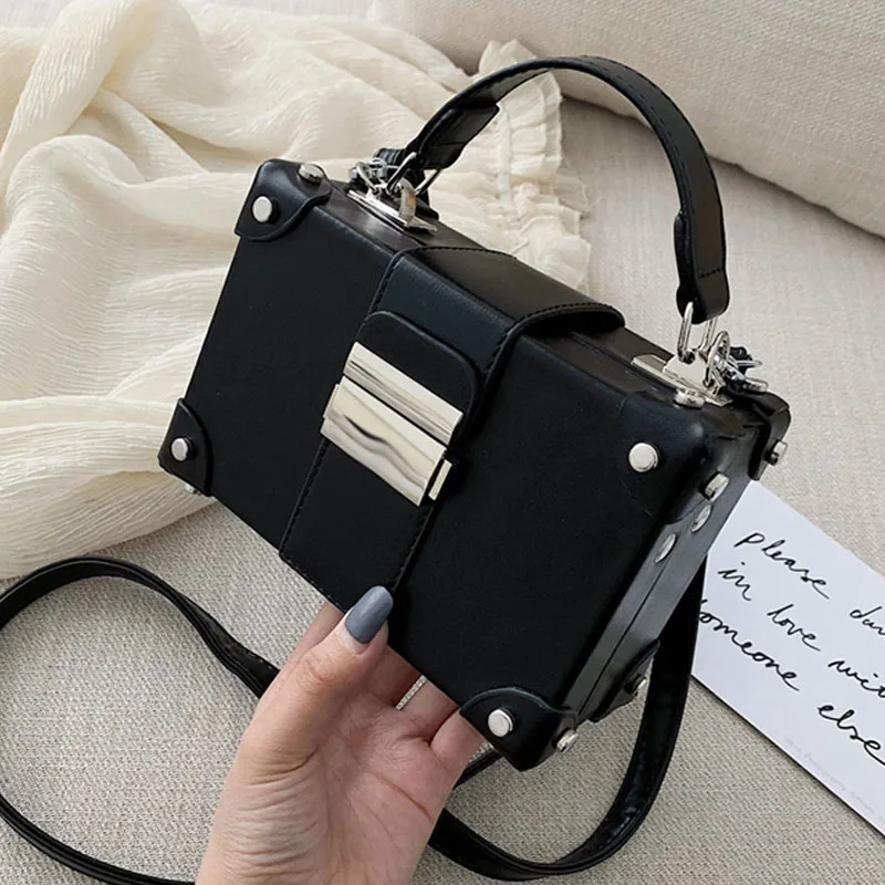 Модная сумка с заклепками модная женская сумки через плечо маленькие квадратные