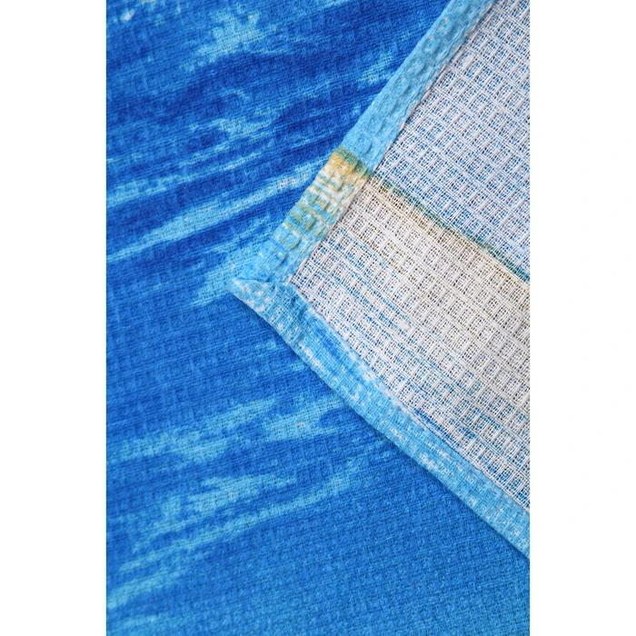 Wafer towel &quotPlayful dolphins&quot size 80x150 cm Home and kitchen products Textile Garden goods for comfort Towels supplies essentials | Дом