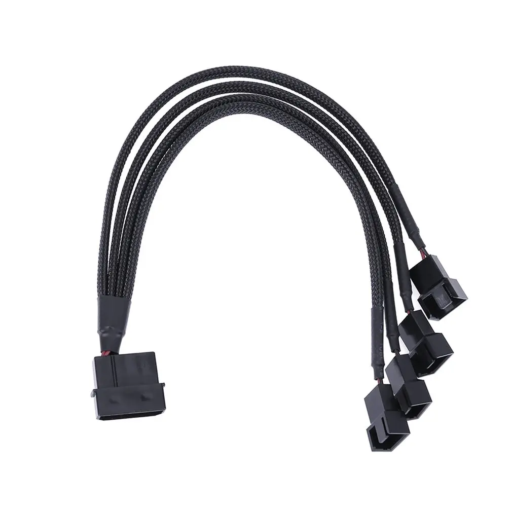 От 1 до 2 Way Y сплиттер с 4 контактный молекс штекерным 2x 3 контактный/4 PWM разъем