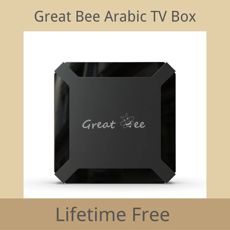 

Great Bee 2022 Best Android 10 Arabic TV Box Lifetime Free Arabic TV Set-Top Boxes and Most Stable 4K Receiver