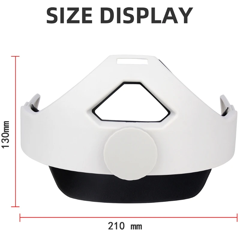 

Аксессуары VR, накладка на головной ремень для шлема oculus Quest 2 VR, подушка для гарнитуры, нескользящая, уменьшающая давление