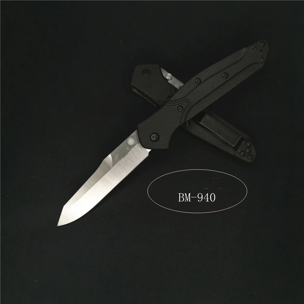 BM940 Горячее предложение! Распродажа! Сделано 940/943 нейлон стекловолокно ручка D2 лезвие медная шайба Складной Охота в походе Карманный Открытый EDC инструмент кухонный нож - Цвет: BM940