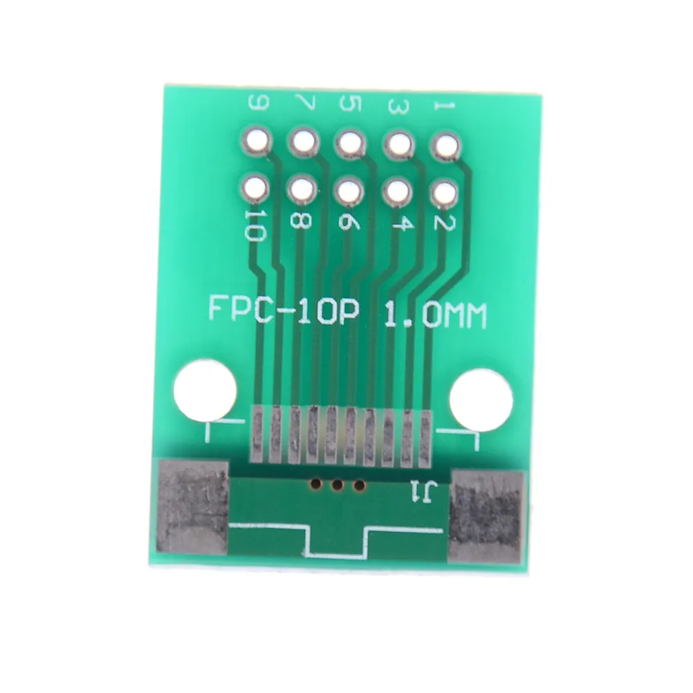 DIP печатная плата FPC FFC кабель 10pin 0 5 мм шаг разъем Новый SMT адаптер до 2 54 1 00 дюйма