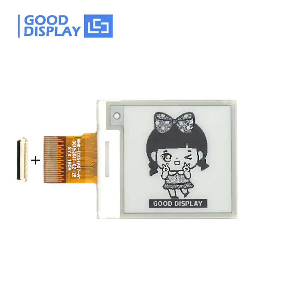 1,54 дюймовый e-ink дисплей с разрешением 200x200 e-paper GDEH0154D67