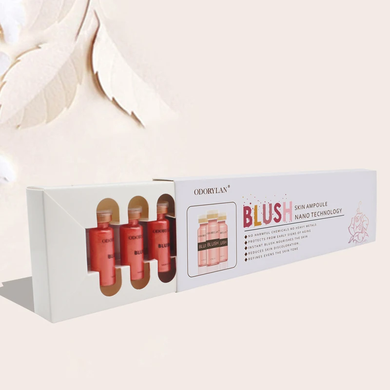 

10 Pcs Korean cosmetics Blush BB Cream Glow Ampoule Serum Meso White Brightening CC Cream For Skin Blush Natural Nude Concealer