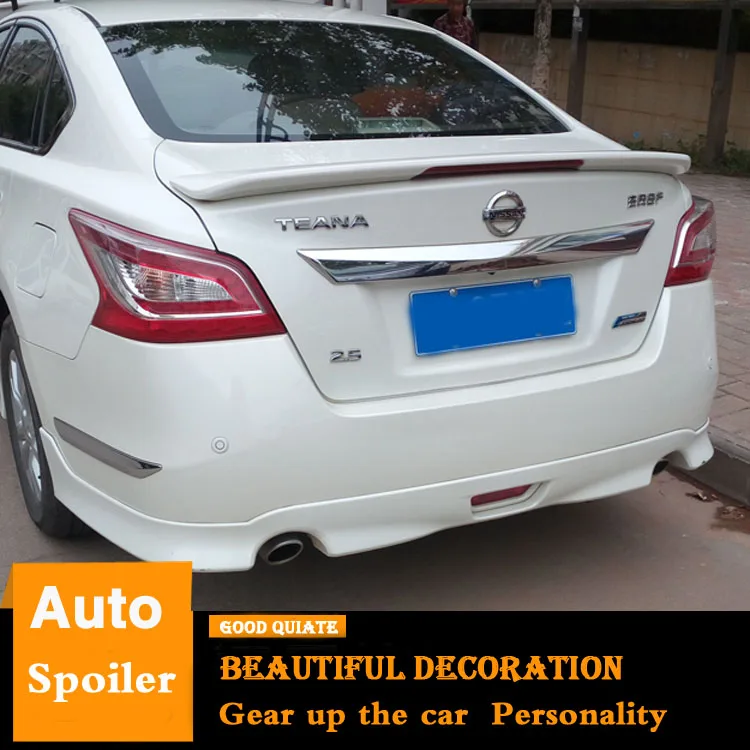 Спойлер для Nissan Altima TEANA 2013 2014 2015 с стоп-сигналами из АБС-пластика заднее крыло