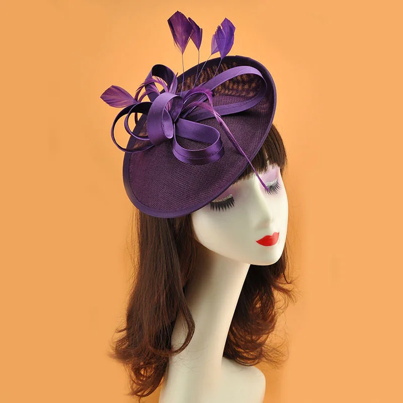 Модная женская Вуалетка головной убор Черная/белая/красная/бежевая вечерние НКИ