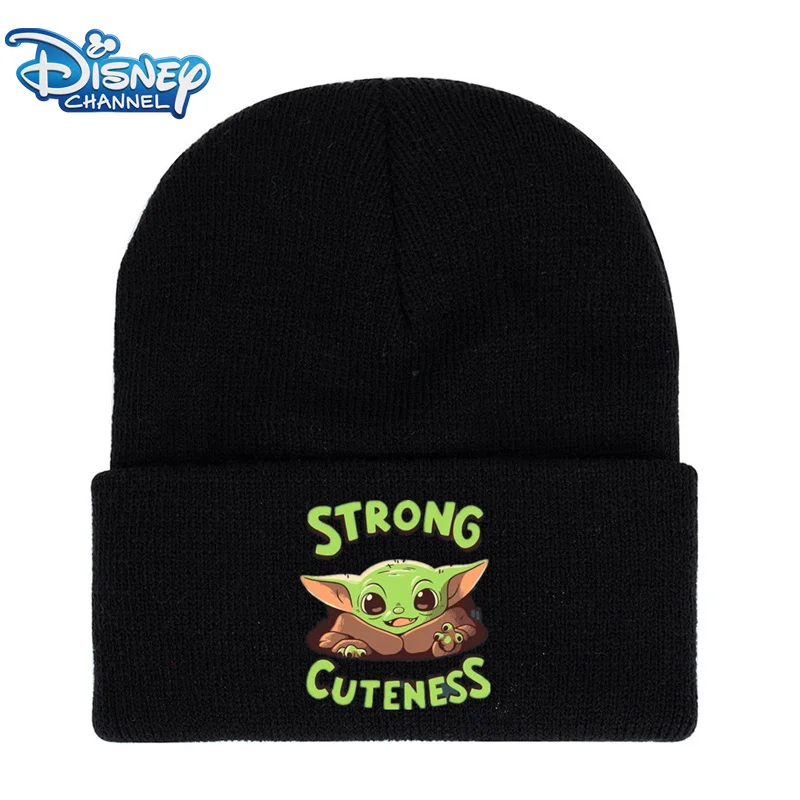 Новинка детская Весенняя шерстяная вязаная шапка Disney из Звездных Войн йода для