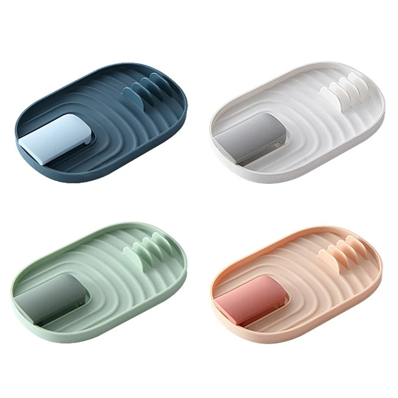

New 2020 Home Kitchen Portable Useful Spoon Pot Lid Shelf Cooking Storage Kitchen Decor Tool Stand Holder