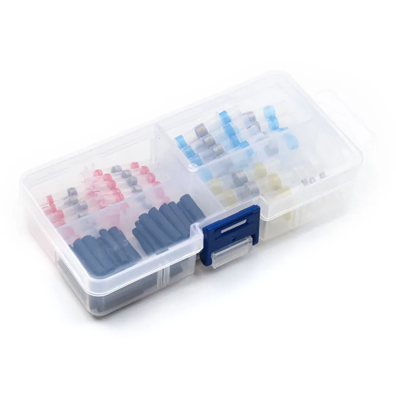 100 шт. Термоусадочные Провода соединители соединитель припоя рукава встык с