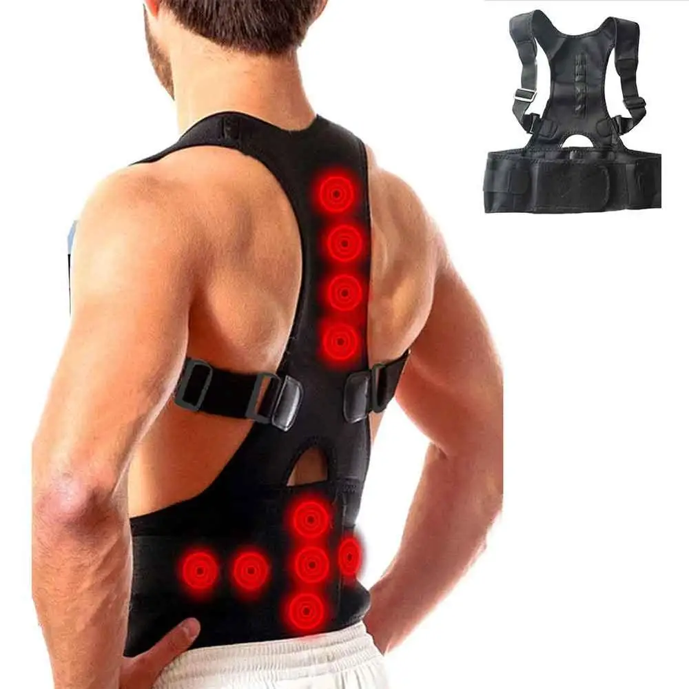 Регулируемая Магнитная терапия Корректор Осанки Спины позвоночника спины плеча