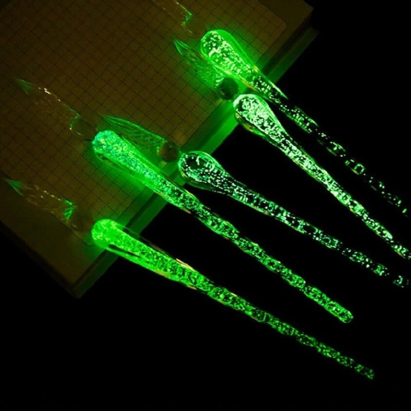 Светящаяся стеклянная перьевая ручка чернила для подписи деловой подарок