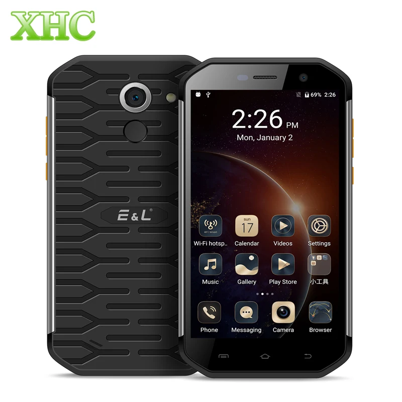 KENXINDA KXD E&L S60 IP68 Водонепроницаемый Android мобильный телефон 3 Гб 64 Гб Восьмиядерный мобильный телефон Dual SIM LTE 4G отпечаток пальца смартфон