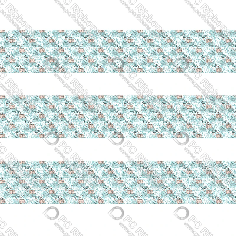 

16-75MM Small floral Printed Grosgrain&Satin Ribbon DIY Handmade Materials Christmas Wedding Gift Wrap Tape 50yards