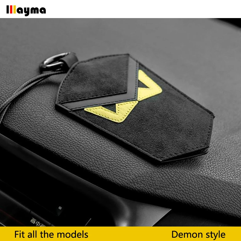 В стиле дьявола из алькантары Автомобильный ключ чехол для Audi A1 S1 RS Sline A3 sportback 8P
