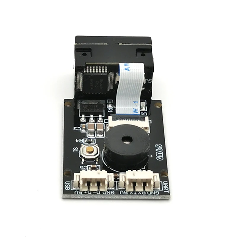 Сканер штрих-кода GM65 1D 2D USB UART PDF417 считыватель модуль QR-кода CMOS с кабелем для